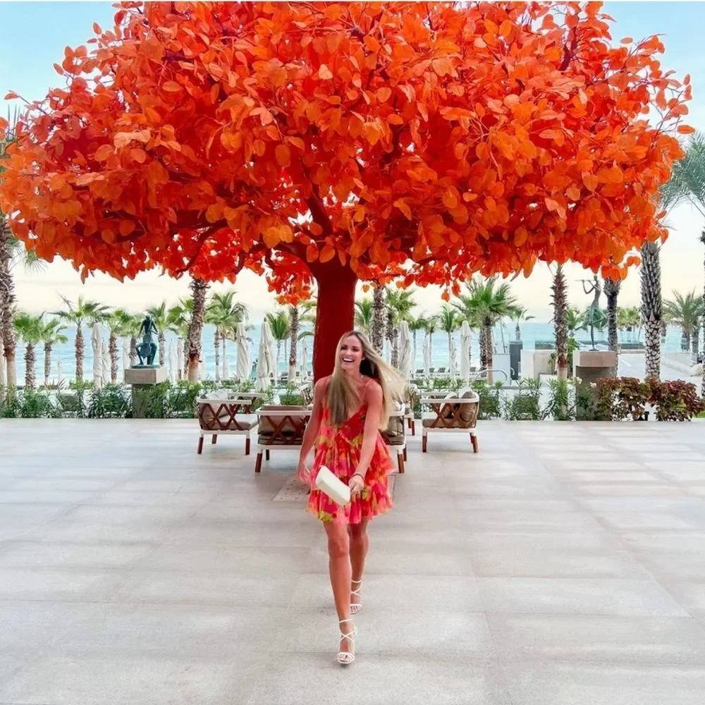 ZARA Printed Tiered Ruffle Mini Dress Size Large NWT  5 0447 - Picture 8 of 9